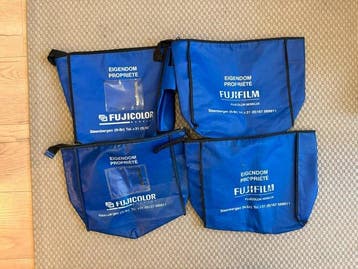 Fuji 4x Fujifilm / Fujicolor transport- en opbergtassen –, Nieuw