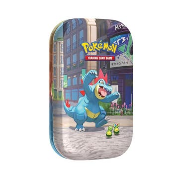 Mega Evolution Lumiose City Mini Tin Feraligatr, Hobby en Vrije tijd, Verzamelkaartspellen | Pokémon, Ophalen of Verzenden, Nieuw