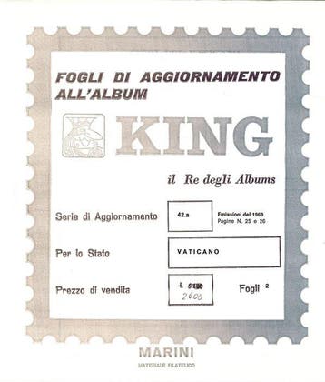 Vaticaan + SMOM - Selectie van Marini King /, Gestempeld