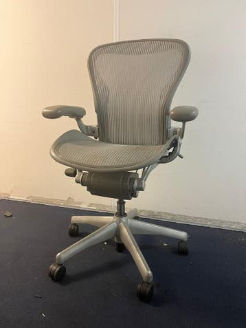 Herman Miller Aeron Bureaustoel, 3 Stuks Leverbaar!, Huis en Inrichting, Gebruikt, Verzenden, Wit, Bureaustoel