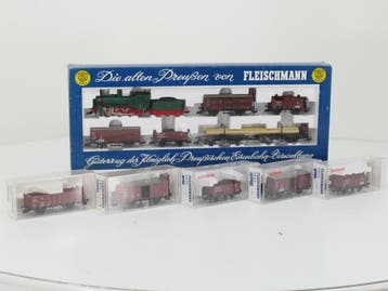 Schaal H0 Fleischmann NEW OLD STOCK COMPLETE SET 4883, 58..., Hobby en Vrije tijd, Modeltreinen | H0, Gelijkstroom, Fleischmann