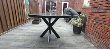 Ronde Eettafel Mangohout 120cm Nieuw! #D, Huis en Inrichting, Tafels | Eettafels, Rond, Nieuw, Overige houtsoorten, Modern 