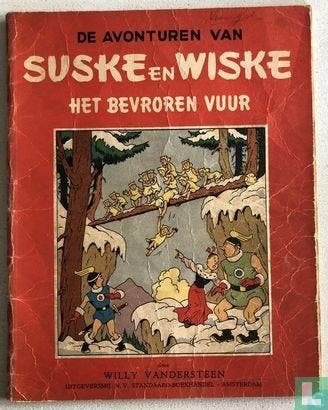 Suske en Wiske - Het bevroren vuur - 1953, Boeken, Stripboeken, Eén stripboek, Verzenden, Gelezen, Vandersteen, Willy.