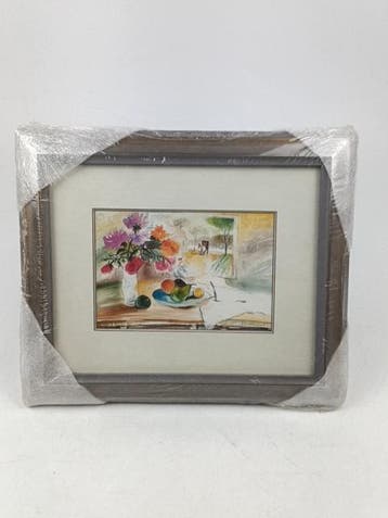 fotolijst met paspartoe houten lijst van 30X25 CM, Ophalen of Verzenden, Nieuw