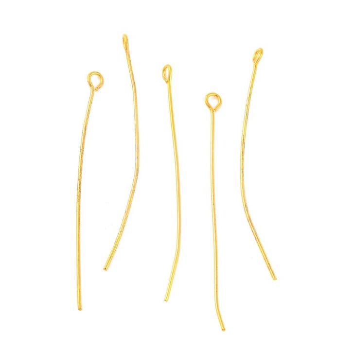 100 x Kettelstiften Mix 1,9 ~ 5mm x 1,7mm goudkleur (Nikk..., Hobby en Vrije tijd, Kralen en Sieraden maken, Overige typen, Nieuw