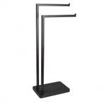 Badkamer Rek | Mat Zwart | 80.5cm | Laatste Stuks!, Ophalen of Verzenden, Nieuw, Zwart, Handdoekenrek