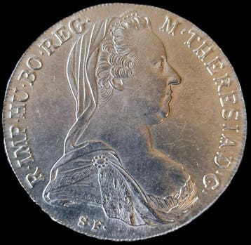 Oostenrijk. Maria-Theresia. Thaler (taler) 1780 / Restrike