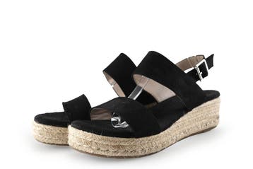 Dolcis Sandalen in maat 38 Zwart, Dolcis, Verzenden, Zwart, Sandalen of Muiltjes