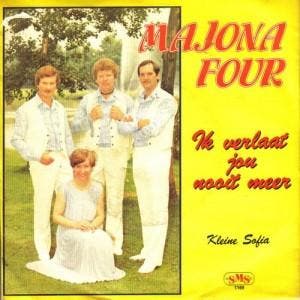 vinyl single 7 inch - De Majona Four - Ik Verlaat Jou Noo..., Verzenden, Zo goed als nieuw, 7 inch, Pop