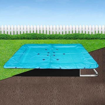 Trampoline Afdekhoes Flat To The Ground rechthoekig 335x244, Kinderen en Baby's, Speelgoed | Buiten | Trampolines, Ophalen of Verzenden