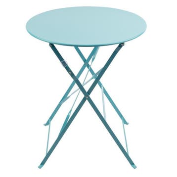Inklapbare Tafel | Staal | Turquoise | In-/Outdoor |, Verzenden, Nieuw in verpakking