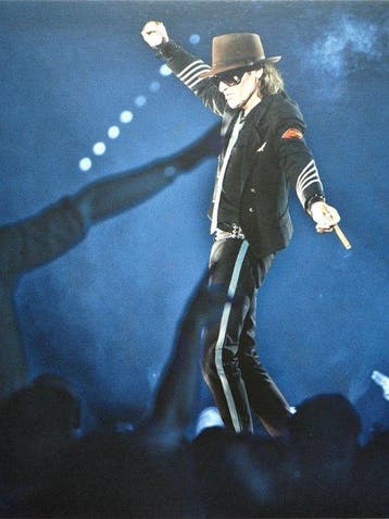 Udo Lindenberg (1946) - live in Aktion - Art Print - 50 x 32