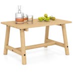 LIVSK Massief Houten Patio Salontafel - Stevige 6 cm Dikke P, Verzenden, Nieuw