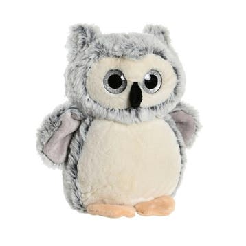 Grijze uil knuffel - pluche - 20 cm - vogelknuffel, Verzenden, Nieuw