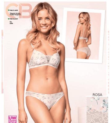 Infiore lingerie set in WIT met kant SLIP maat 75B/A, M, Kleding | Dames, Ondergoed en Lingerie