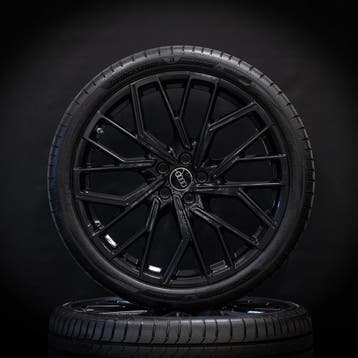 21 inch velgen Audi A6 Zomerbanden 255/35/21   Origineel, Gebruikt, 255 mm, Banden en Velgen, Personenwagen