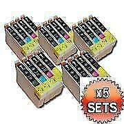 5x Set Epson T0711 tot T0714 T0715 MET CHIP huismerk, Verzenden, Nieuw, Epson
