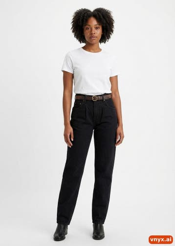 Levis Jeans Dames maat WW24 / L34 Black (faded) Vintage, Ophalen of Verzenden, Nieuw