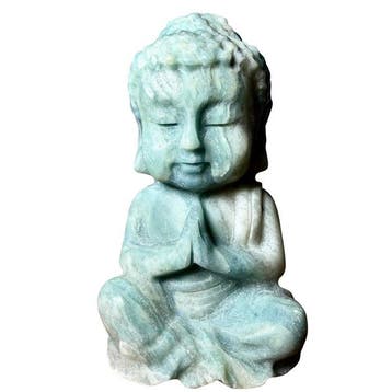 Prachtige Boeddha van jade uit Lushan, groot formaat Gravure