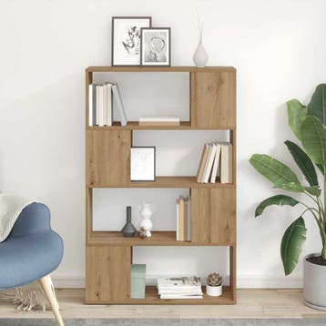 vidaXL Tv-meubelset 80 x 24 x 125 cm Bruin Bewerkt hout, Huis en Inrichting, Minder dan 50 cm, Verzenden, 100 tot 150 cm, Nieuw