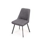 Eetkamerstoel Medemblik - eetkamerstoelen - Grijs, Huis en Inrichting, Stoelen, Nieuw, Grijs, Stof