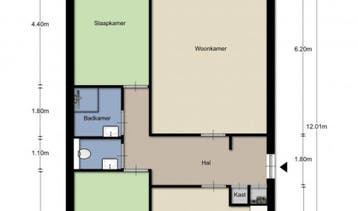 Te Huur 3 Kamer Appartement Twikkelstraat In Breda, Noord-Brabant, Breda, Appartement