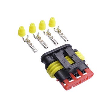 superseal connector set 4-pin (pins & seals included), Ophalen of Verzenden, Nieuw