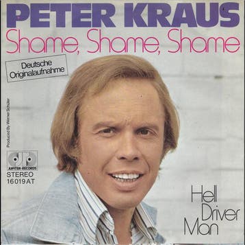 Peter Kraus - Shame, Shame, Shame, Ophalen of Verzenden, Gebruikt