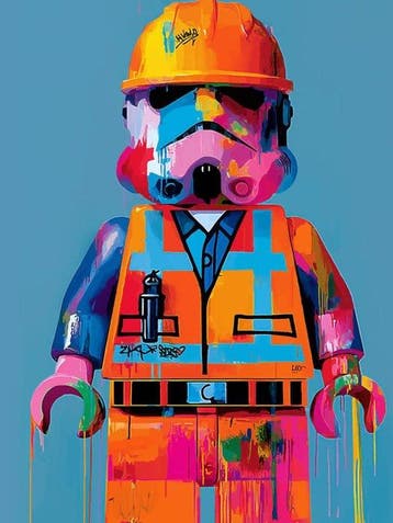 Friki-Pop - LEGO Stormtrooper: Estructura de Neón, Nieuw