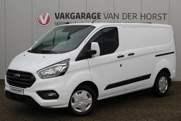 Ford Transit Custom 300 2.0-130pk TDCI L1H1 Trend AUTOMAAT !, Automaat, Stof, Gebruikt, Zwart