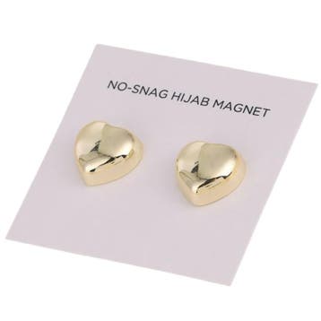 Fako Bijoux - 2x Magnetische Broche Hart - Hoofddoek Magneet, Verzenden, Nieuw