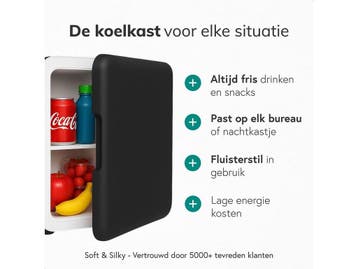 Soft & Silky Fridge 4L - Mini koelkast - Koelen tot 6°C &, Witgoed en Apparatuur, Koelkasten en IJskasten, Verzenden, Nieuw