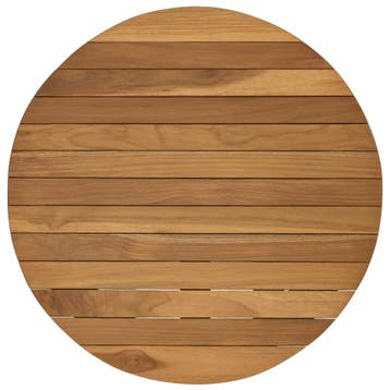 vidaXL Tafelblad Ø 50 x 3,5 Rond Massief Teakhout Naturel, Verzenden, Nieuw