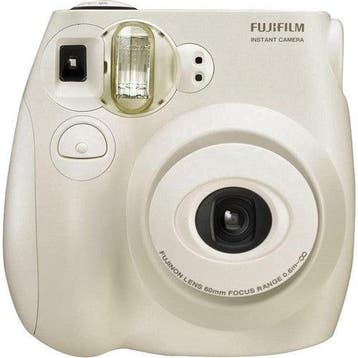 Fujifilm Instax Mini 7S Instant Camera - Wit, Verzenden, Zo goed als nieuw