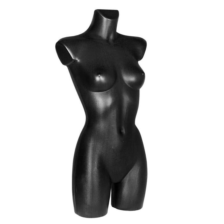 Plastic collection torso 3/4 model dame zwart, Zakelijke goederen, Kantoor en Winkelinrichting | Winkel en Inventaris
