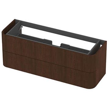 INK - Afgeronde Onderkast Fineer 2 Laden Softclose met, Ophalen of Verzenden, Nieuw