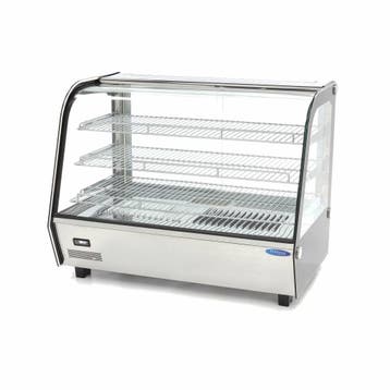 Warmhoudvitrine - 160 L - 85,6 cm - 3 Niveaus, Zakelijke goederen, Verzenden, Nieuw in verpakking, Overige typen