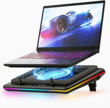 Laptop Koeler 38-48cm Turbo | Tweedekansje | OP=OP, Computers en Software, Ophalen of Verzenden, Nieuw, Llano, In hoogte verstelbaar