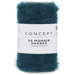 Katia Concept 50 Mohair Shades - 30 donker petrol - Mohair, Ophalen of Verzenden, Nieuw