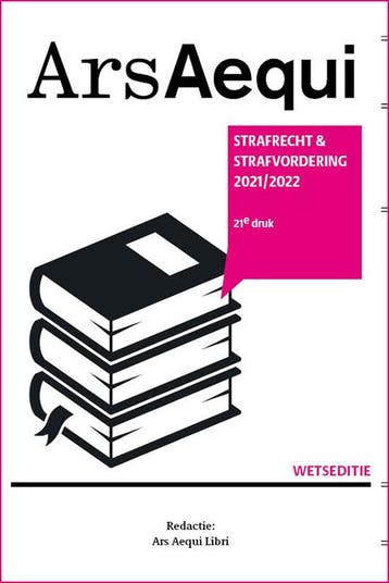 Ars Aequi Wetseditie     Strafrecht  strafvord 9789493199293, Verzenden, Zo goed als nieuw