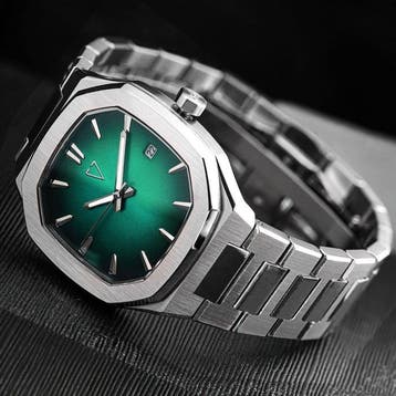 Aryon - Degrade Automatic Green Watch - Zonder minimumprijs, Nieuw