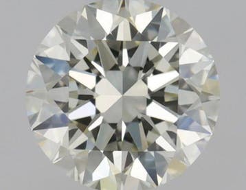 1 pcs Diamant (Natuurlijk) - 0.58 ct - Rond - L - VVS2 -, Nieuw