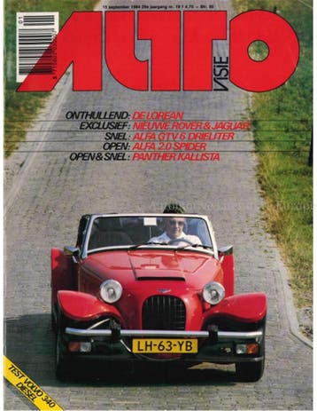 1984 AUTOVISIE MAGAZINE 19 NEDERLANDS, Nieuw, Author