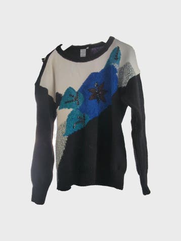 Unbranded Trui Dames maat M Zwart Vintage, Kleding | Dames, Maat 38/40 (M), Zwart, Ophalen of Verzenden, Zo goed als nieuw