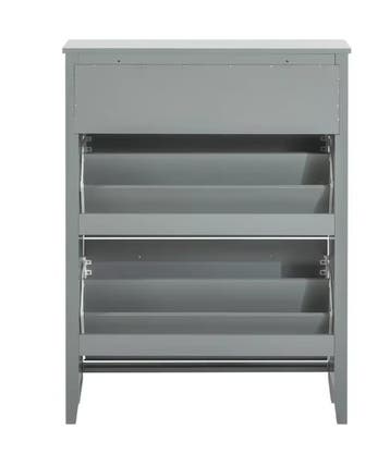 Schoenenkast 2 kleppen lade MDF compact 80×108×25, Verzenden, Nieuw