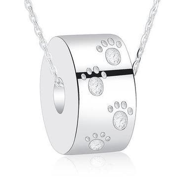 Asbedel hondenpootjes zilver 925 geschikt voor pandora, Ophalen of Verzenden, Nieuw