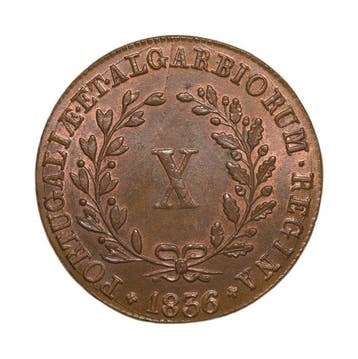 Portugal. D. Maria II (1834-1853). X Reis 1836 - Módulo