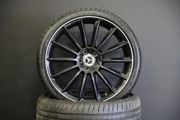 Velgen Mercedes-Benz E/S/CLS-Klasse AMG Goodyear zomerbanden, Auto-onderdelen, Banden en Velgen, Gebruikt, 275 mm, Banden en Velgen