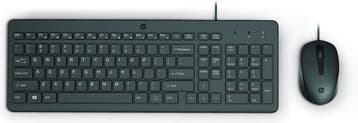 HP 150 - toetsenbord en muis set - QWERTY - Engels - zwart, Verzenden, Nieuw