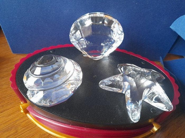Beeldje - Schelpenset (3) - Kristal, Antiek en Kunst, Curiosa en Brocante